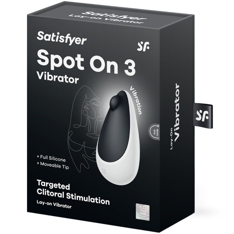 SATISFYER - SPOT ON 3 ESTIMULADOR DE CLÍTORIS PRETO