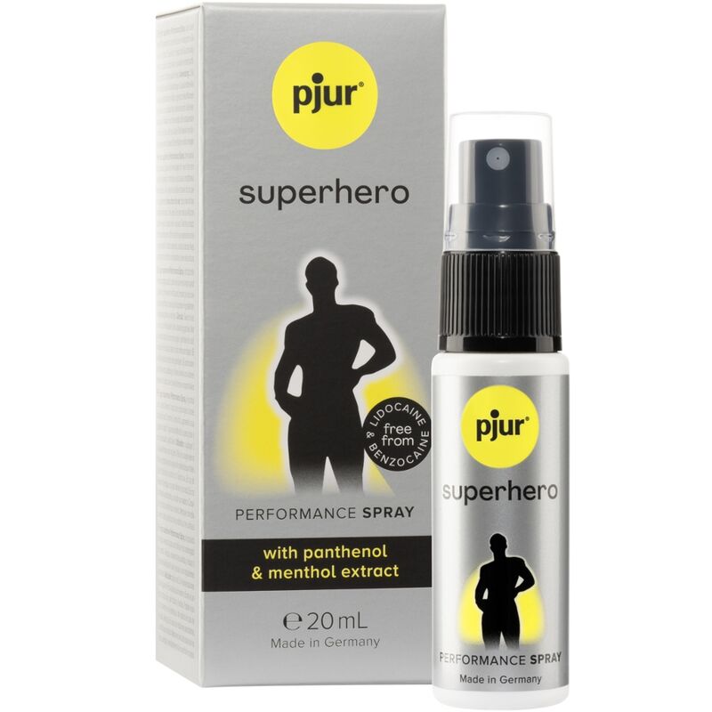 Pjur - retardador de spray de desempenho de super -herói 20 ml