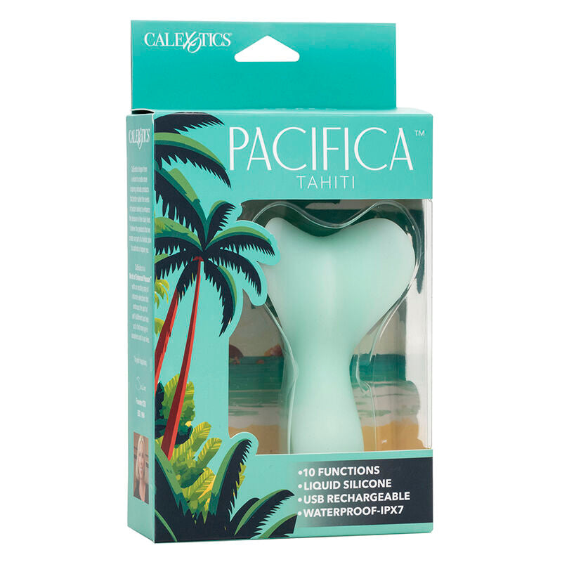 CALEXOTICS - PACIFICA TAHITI STIMULATOR 10 FUNCTIONS AQUA