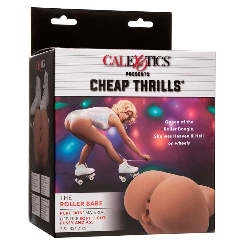 CALEXOTICS - THE ROLLER BABE DUPLO MASTURBADOR REALISTA NATURAL