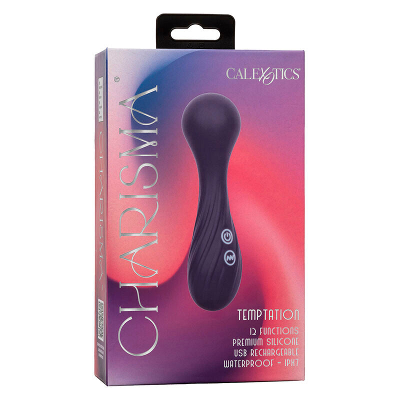 CALEXOTICS - MASAJA DOR VIBRADOR CHARISMA TEMPTATION 12 FUNÇÕES ROXO