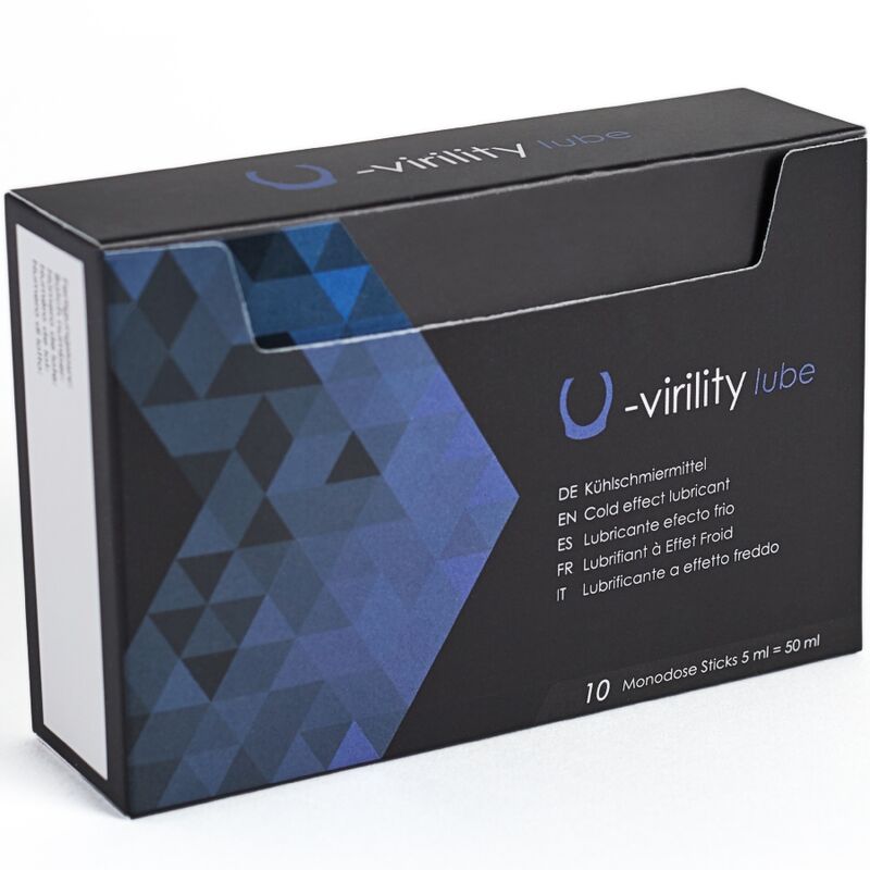 500 cosmètics - u -virily lube lube efecte fred 10 x 5 ml