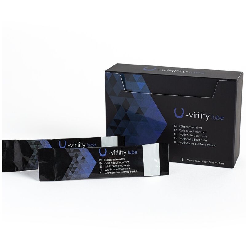 500 cosmètics - u -virily lube lube efecte fred 10 x 5 ml