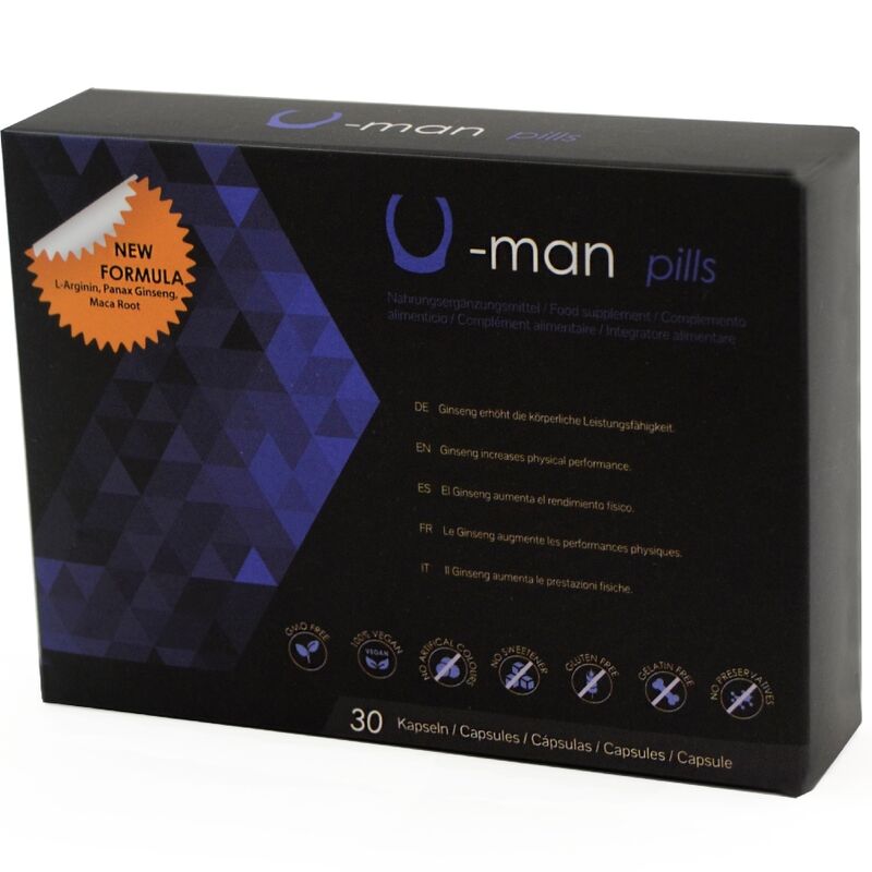 500 Cosmetics - U -Man Penis Mida i energia sexual - 30 càpsules