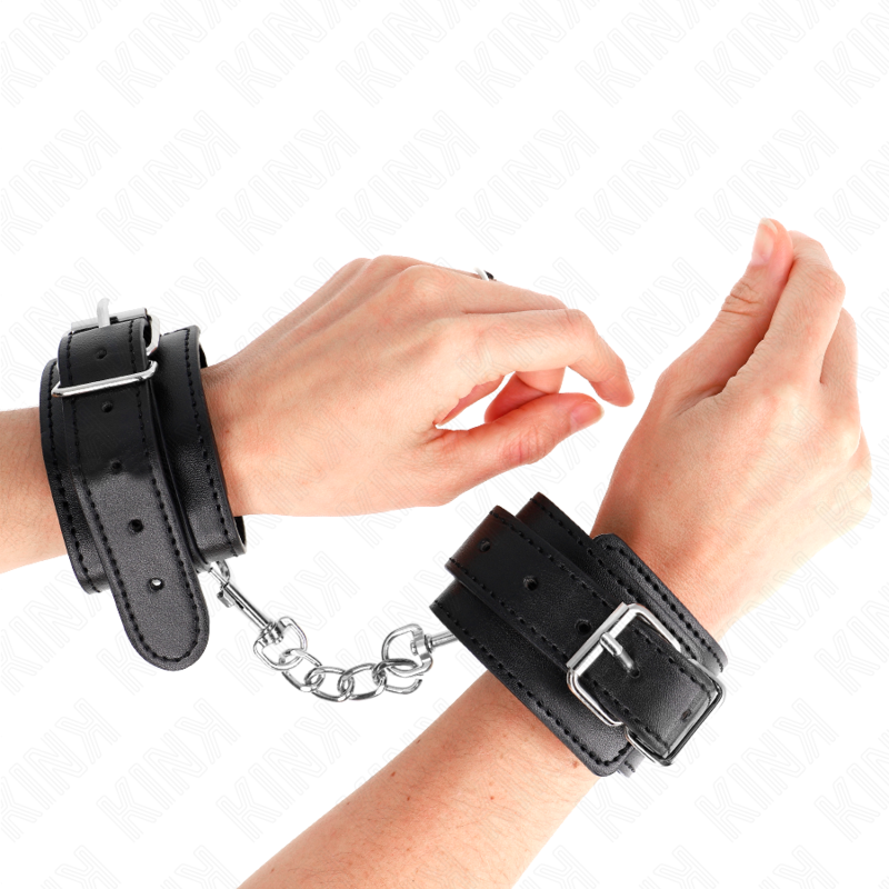 KINK - THIN WRISTBANDS BLACK ADJUSTABLE 21-33 CM