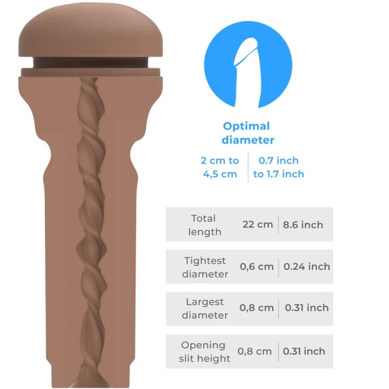 Kiiroo - Feel Stroker Masturbator Mulatto extra apertado