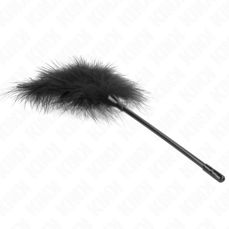 KINK - TICKLE FEATHERS BLACK USED FOR BONDAGE KIT 27 CM