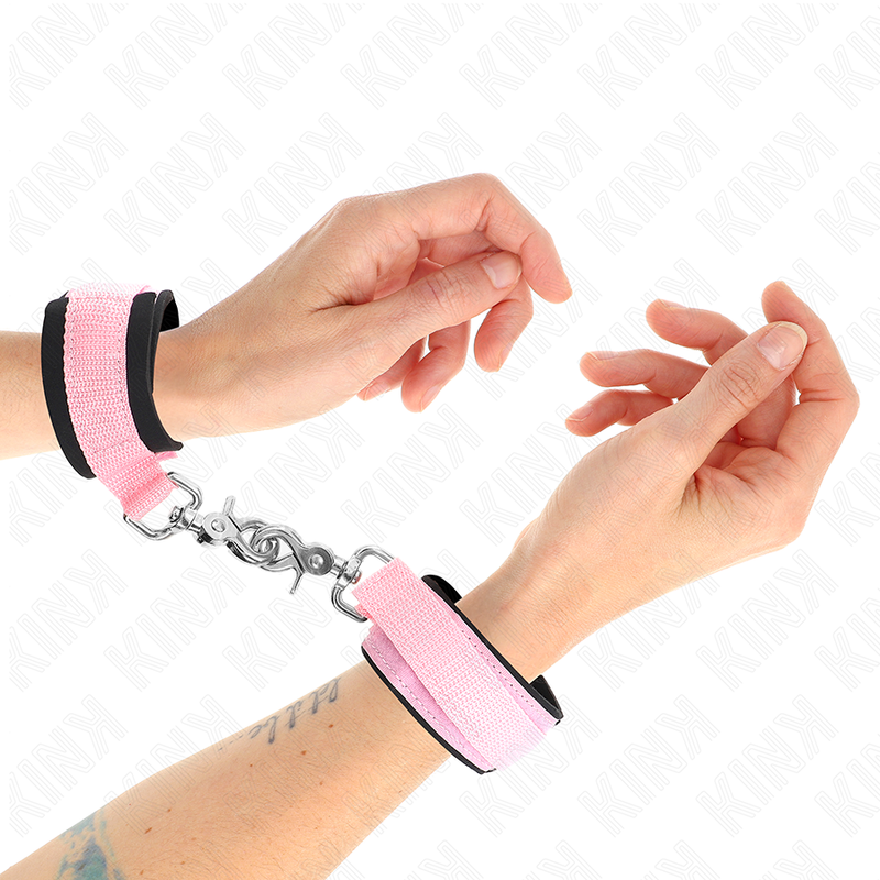 KINK - ADJUSTABLE NEOPRENE WRISTBANDS PINK ADJUSTABLE 22-34 CM