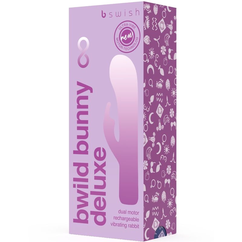 B SWISH - BWILD BUNNY INFINITE DELUXE RABBIT VIBRATOR 10 VIBRATIONS PURPLE