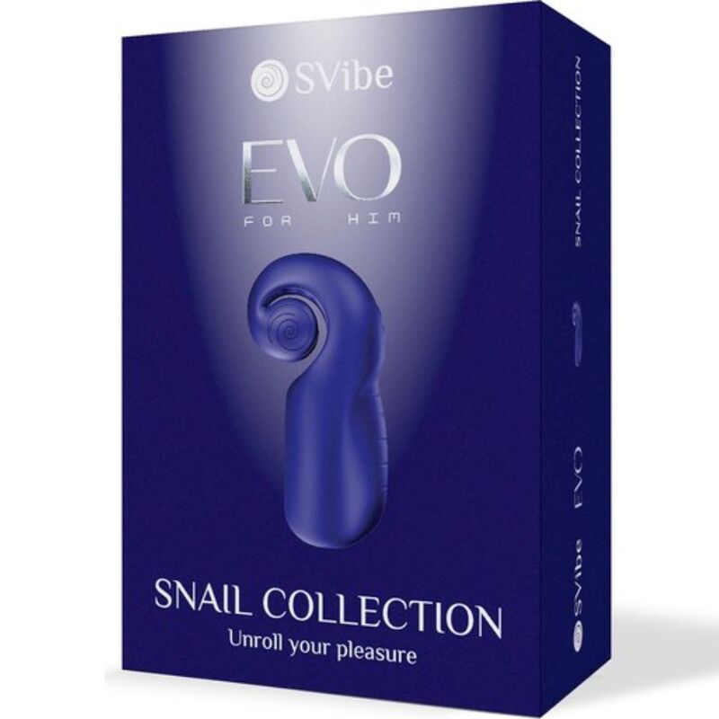 Vibe de caracol - evo para ele masculpator slide nroll azul escuro