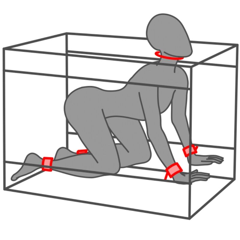 SECRET DOME - KINK CLUB LA NICHE CABINA NEGRO & ROJO