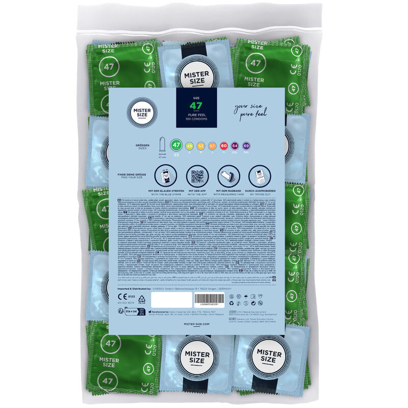 MISTER MISTA - CONDOMS TALLA XS 47 mm (100 unitats)
