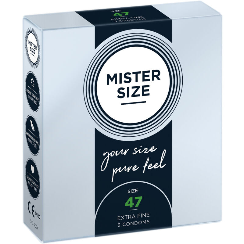 MISTER MISE - CONDOMS Mida XS 47 mm (3 unitats)