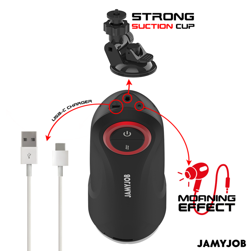 Jamyjob - Gravity Masturbator vagina 5 modes d’empenta i efecte sonor