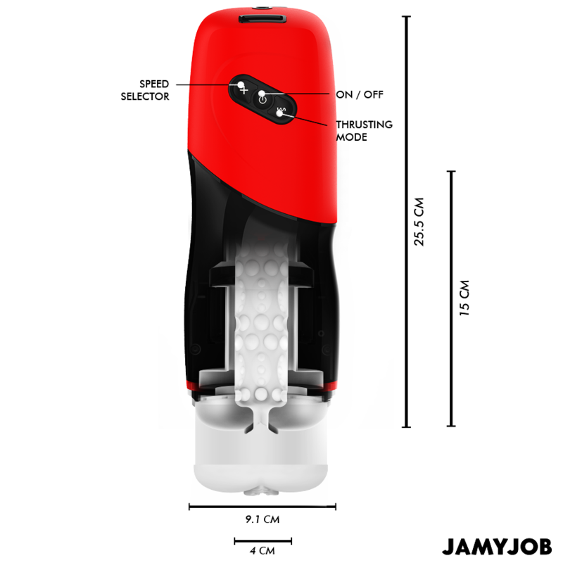 JamyJob - Xpeed Masturbator automàtic de la vagina 5 modes d'empenta i efecte sonor