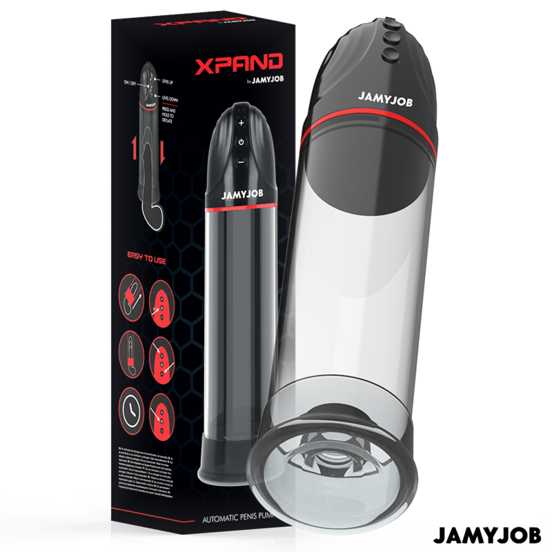 JamyJob - Xpand Automatic Pump 3 nivells d’ones estimulants del gris