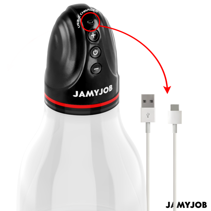 Jamyjob - Xpand Lite Testicle Automàtic Bomba 3 Nivells d’ona estimulants grisos