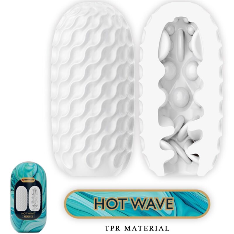 Pretty Love - Hot Wave Masculino Silicone Branco