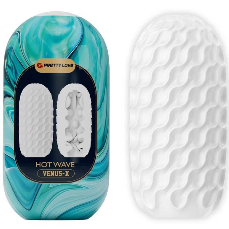 Pretty Love - Hot Wave Masculino Silicone Branco
