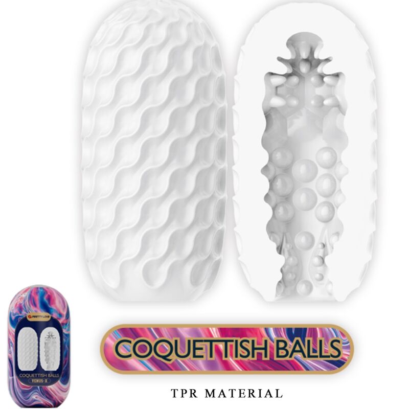 Pretty Love - Venus x 15 Male Masturbators White silicone