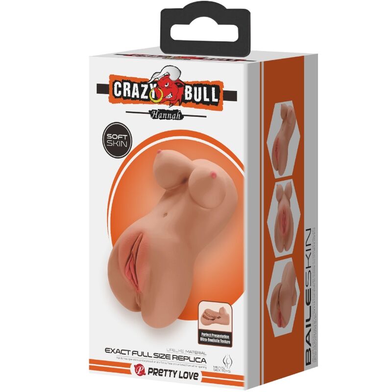 Crazy Bull - Hannah Double vagina i Mulato realista