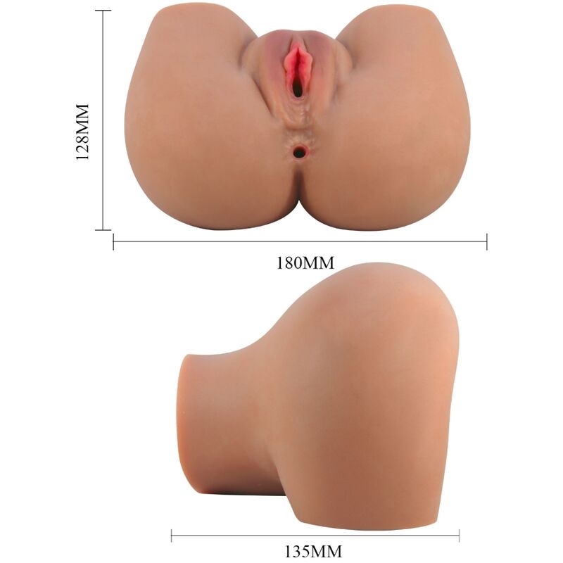 Crazy Bull - Mila Vibrator Rear with Vagina and Natural Realistic Anus Remote Control