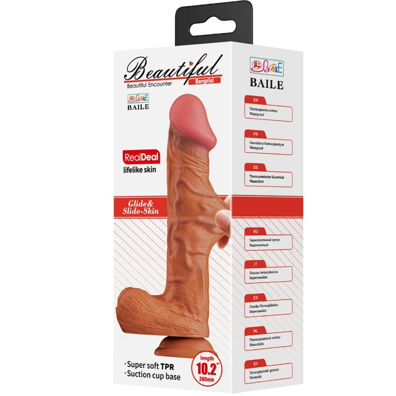 BAILE - BERGRISI DILDO REALISTA 26 CM NATURAL