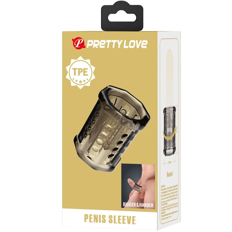 PRETTY LOVE - RONAEL SUPER TIGHT TRANSPARENT PENIS SHEATH
