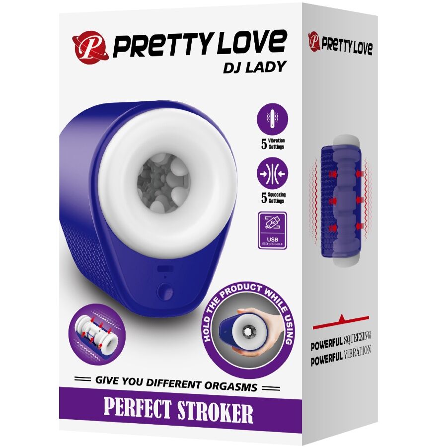 Pretty Love - DJ Lady Masturbator amb vibracions 5 Configuració morada