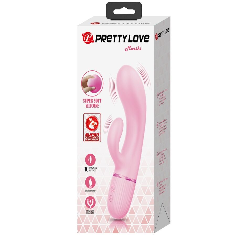 PRETTY LOVE - MARSKI RABBIT VIBRATOR & PINK G-SPOT