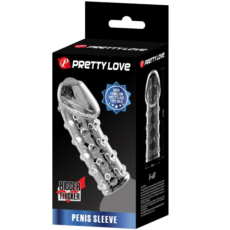 PRETTY LOVE - TIGHTENING AND VOLUMIZING PENIS SLEEVE CLEAR