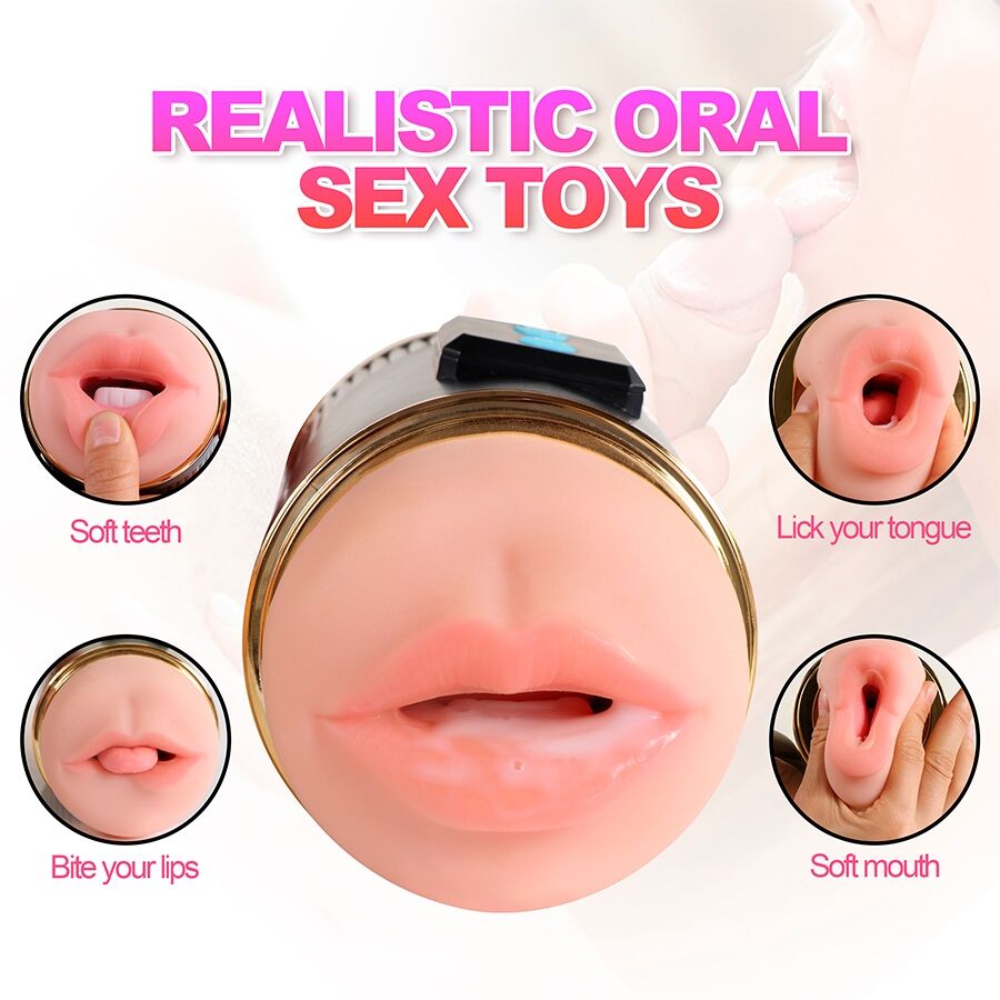 Shequ - Kay Double Masturbator amb boca doble i vibracions