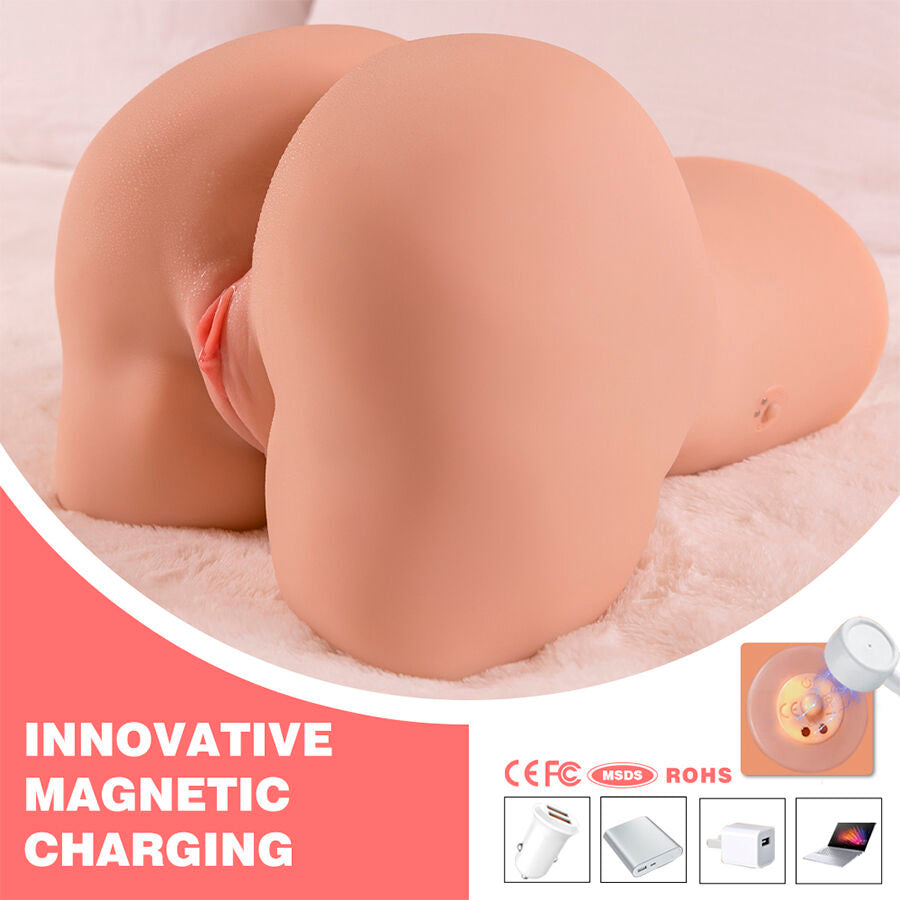 XISE - DANAE THRUSTING MASTUBADOR VAGINA REALÍSTICO CON VIBRACIÓN MULTIPOSICIÓN