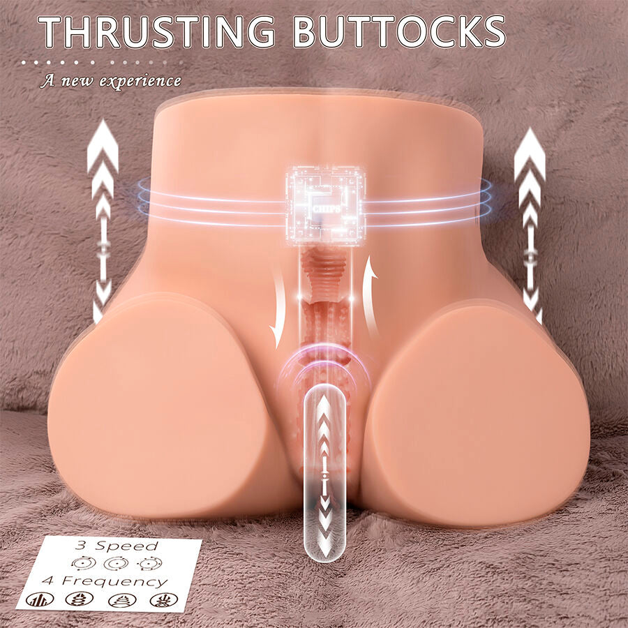 Xise - Ethel Masturbator Masturbator vagina amb vibració multiposició