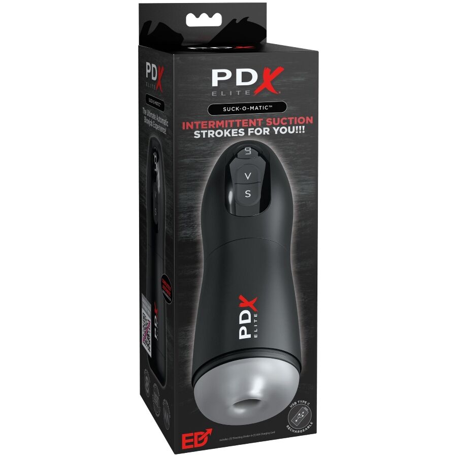 Masturbador automàtic PDX-Suck-O-matemàtic d'elit amb succió