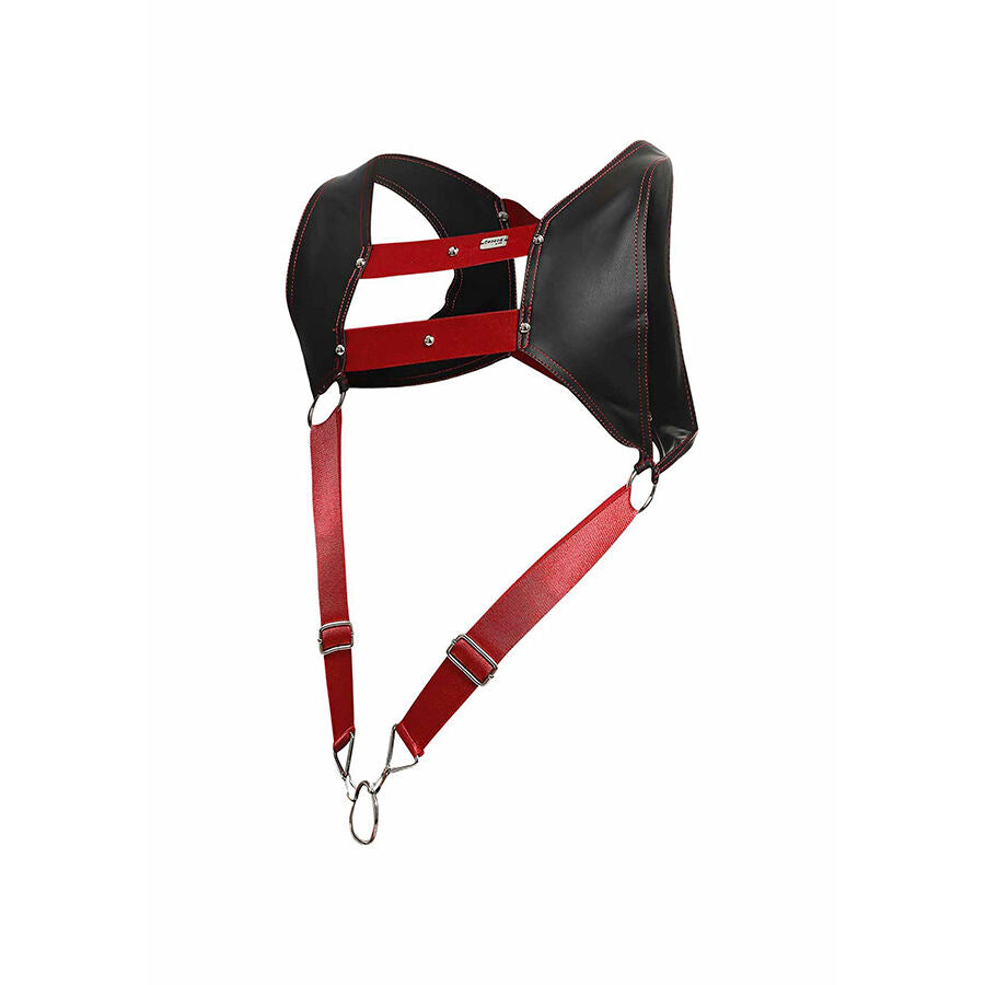 MOB - DNGEON RED RING PENIS HARNESS ONE SIZE