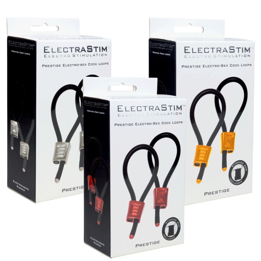 ELECTRASTIM - PRESTIGE ELECTRA LOOPS ANÉIS PENIANOS AJUSTÁVEIS VERMELHO