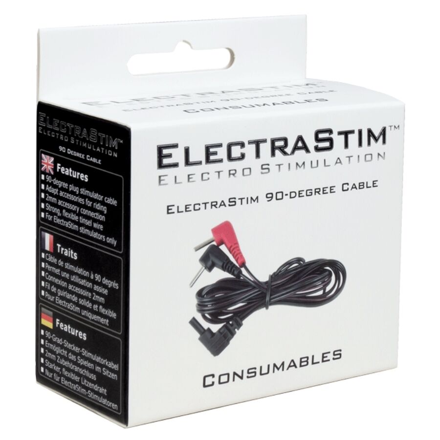 ELECTRASTIM - CABOS DE ESTIMULAÇÃO A 90 GRAUS