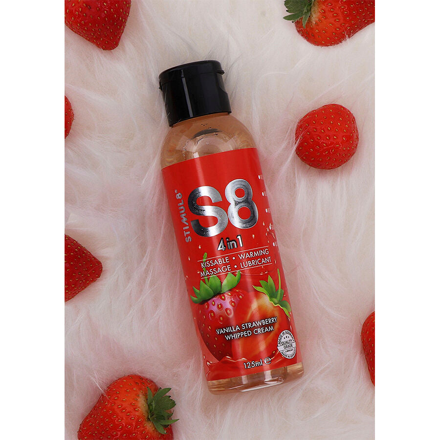 STIMUL8 - S8 4 IN 1 STRAWBERRY DESSERT LUBRICANT 125 ML
