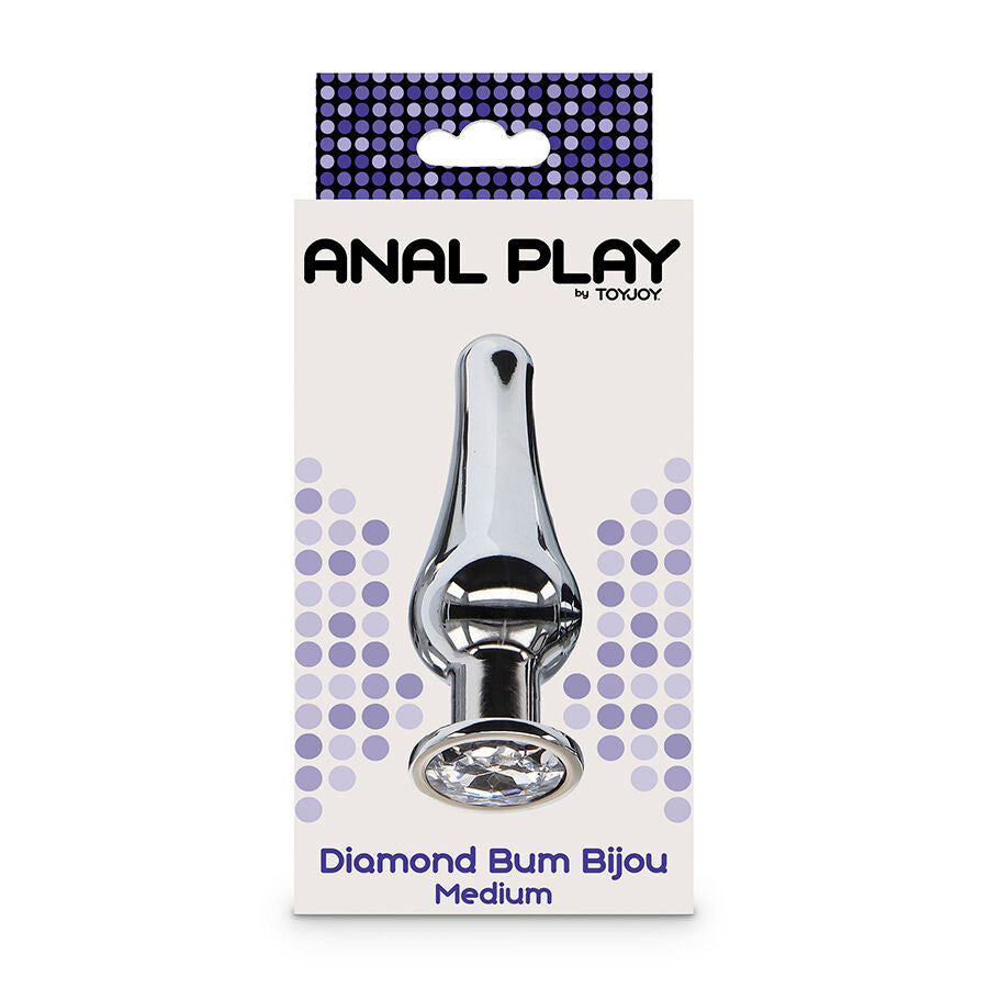 TOYJOY - ANAL PLAY DIAMANTE BUM BIJOU PLUG ANAL MEDIANO