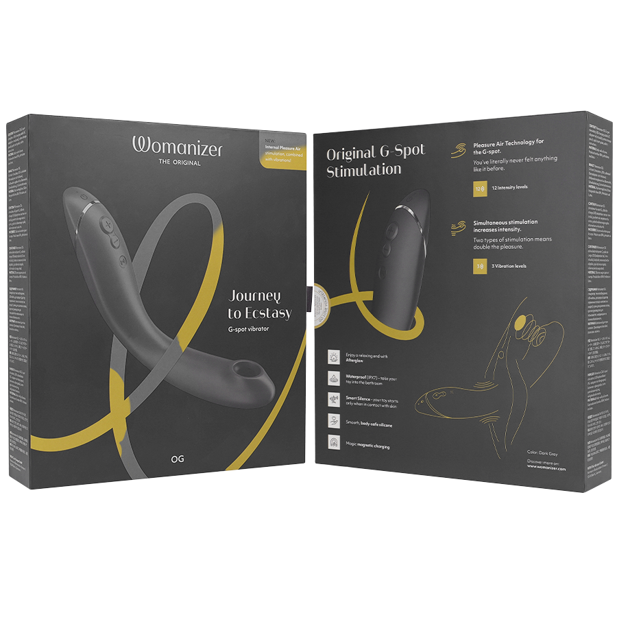 WOMANIZER - OG G-SPOT CINZENTO ESCURO