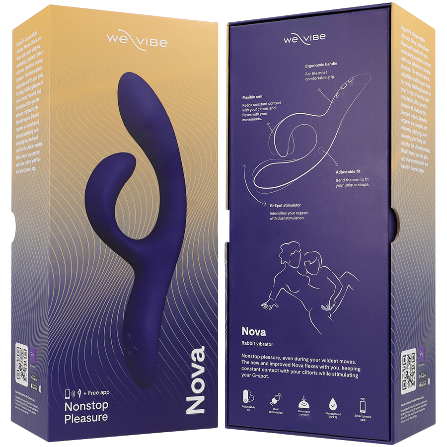 WE-VIBE - NOVA 2 VIBRADOR RABBIT AZUL MEDIANOCHE