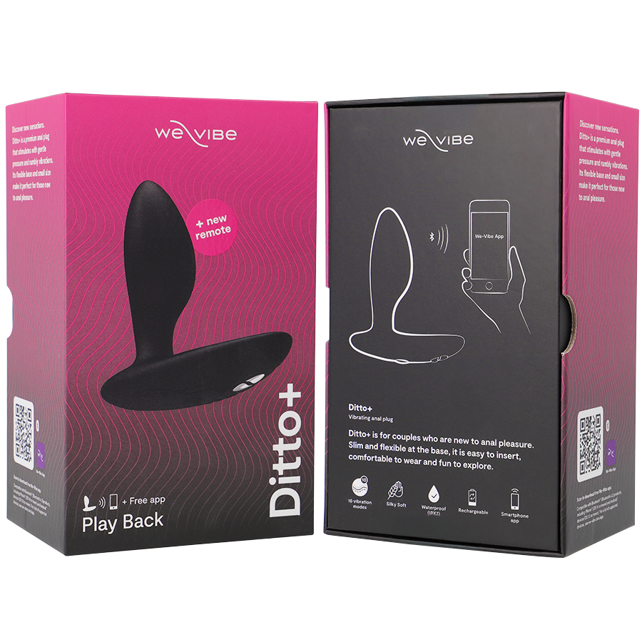 WE-VIBE - VECTOR+ MASAJEADOR DE PRÓSTATA NEGRO