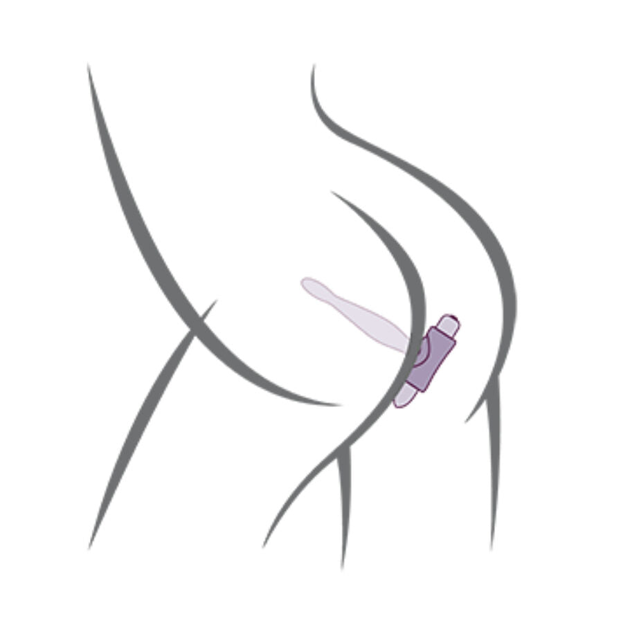 ROCKS- OFF - PETITE SENSATIONS TEAZER PLUG ANAL VIBRADOR MORADO