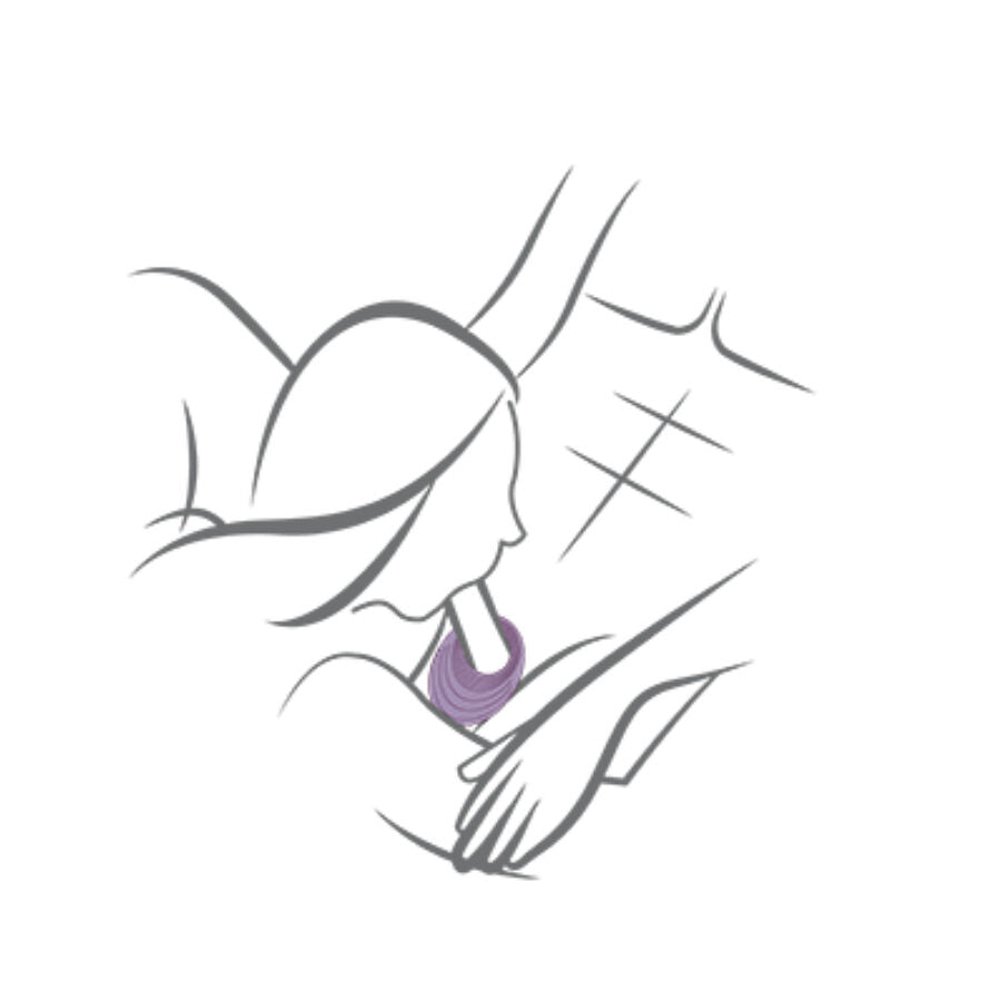 ROCKS- OFF - Anell vibrador de spire per al penis negre