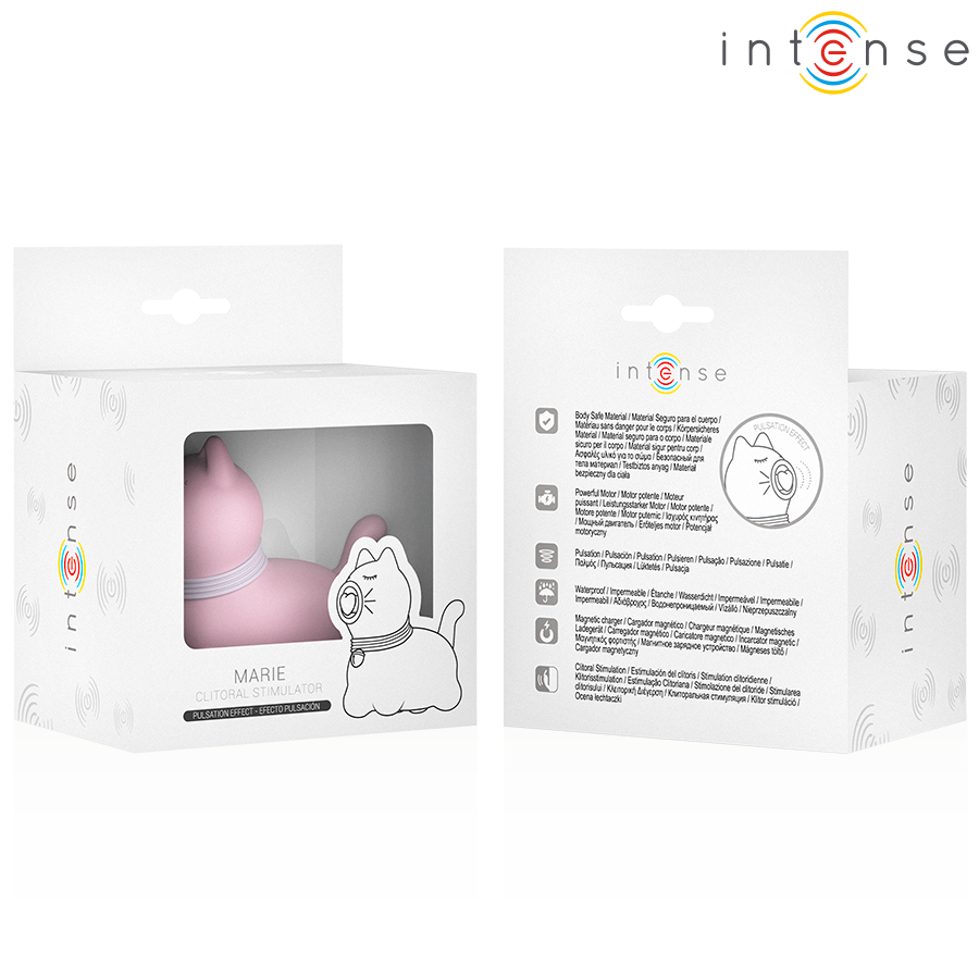 INTENSE - MARIE TONGUE STIMULATOR WITH PINK PULSATION EFFECT