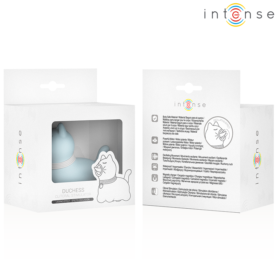INTENSE - DUCHESS 360° ROTATING TONGUE STIMULATOR BLUE
