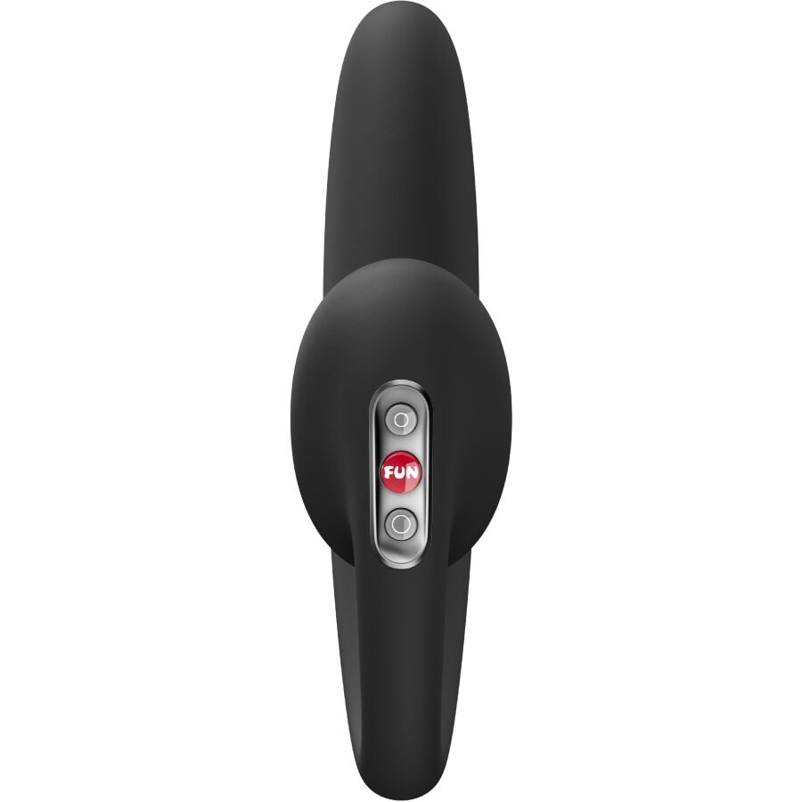 FUN FACTORY - CRESCENDO VIBRADOR DUPLO INSERÍVEL AIR PULSE PRETO