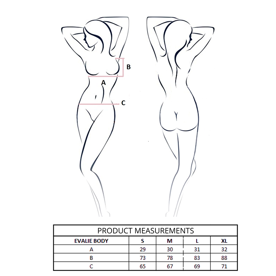 PASSION - EVALIE BODY BLANCO S/M