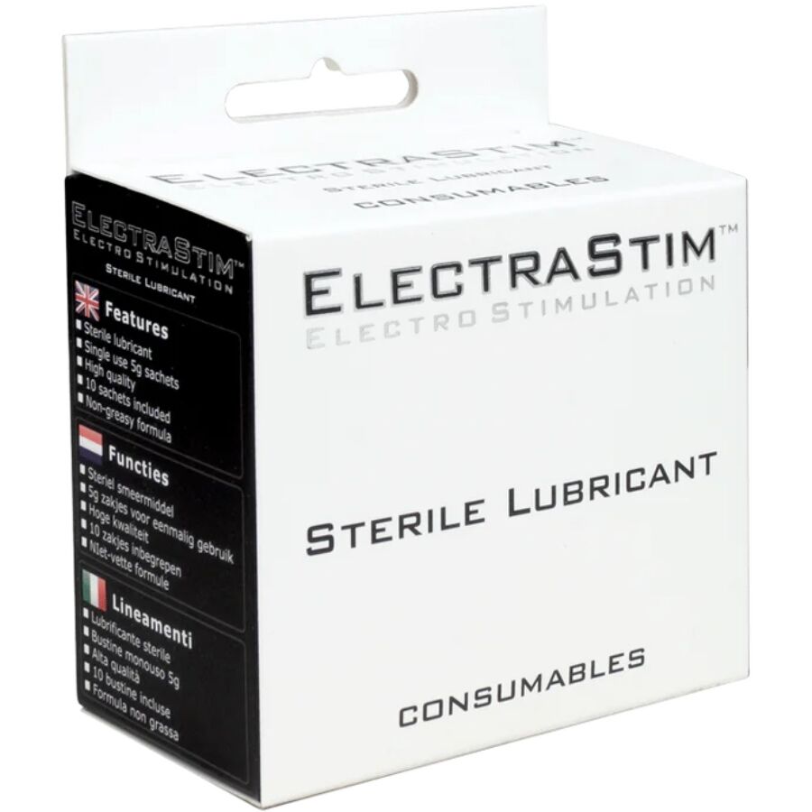 ELECTRASTIM - LUBRICANTE ESTERILIZANTE 10 UNIDADES